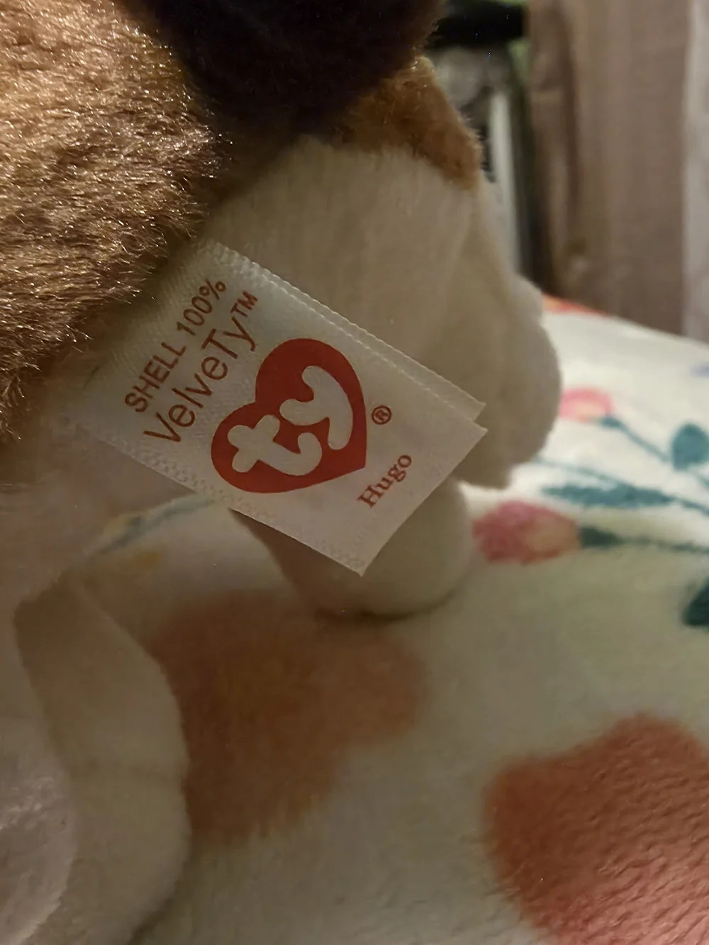 TY Beanie Boos Brown & White Plush Dog - Soft Collectible Puppy